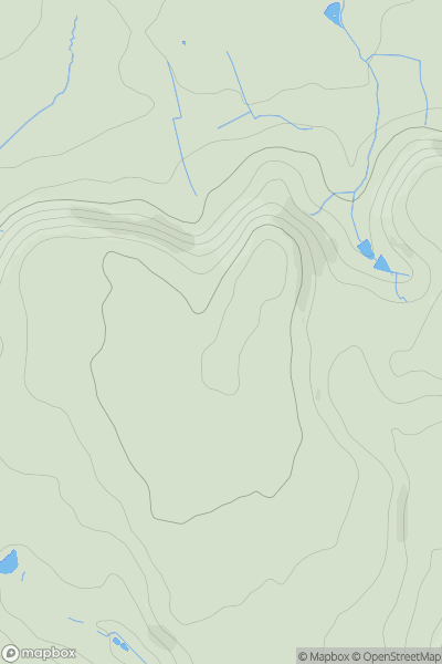 Thumbnail image for Round Hill [South Central England] showing contour plot for surrounding peak